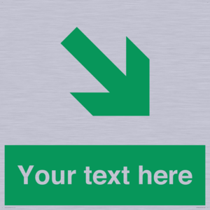 Custom Safe condition: Green Down right arrow